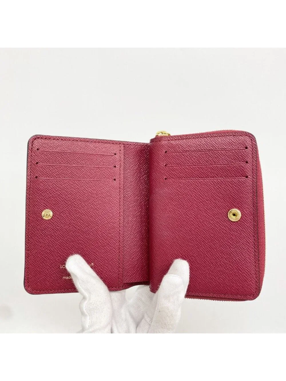 Louis Vuitton Wallet Monogram Portefeuille Lou Fuchsia